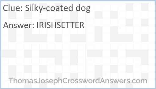 Silky-coated dog Answer