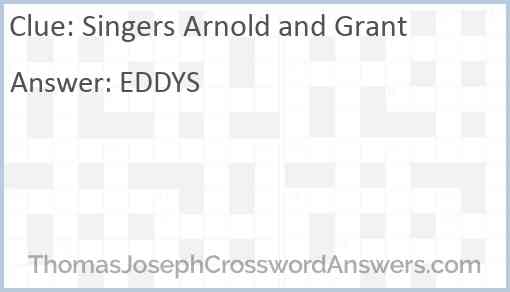 Singers Arnold and Grant Answer