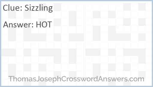 Sizzling Answer