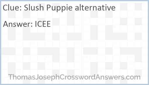 Slush Puppie alternative Answer