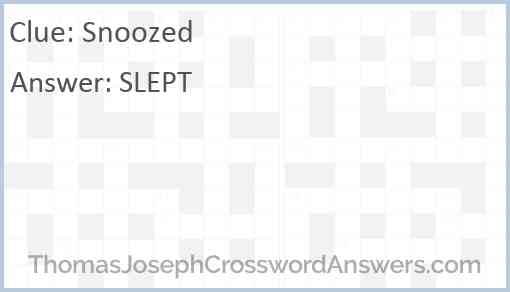 Snoozed Answer