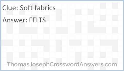 Soft fabrics Answer