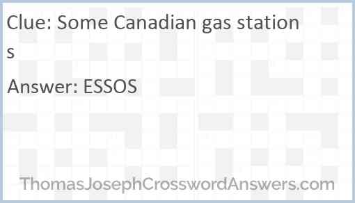 Some Canadian gas stations Answer