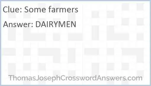 Some farmers Answer