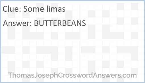 Some limas Answer