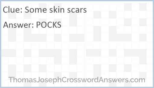 Some skin scars Answer