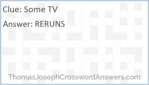 Some TV Answer
