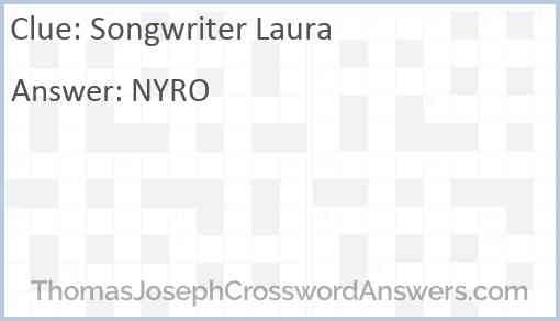 Songwriter Laura Answer