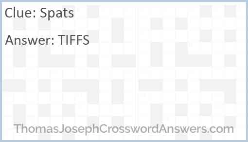 Spats Answer