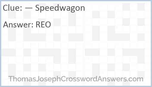 — Speedwagon Answer