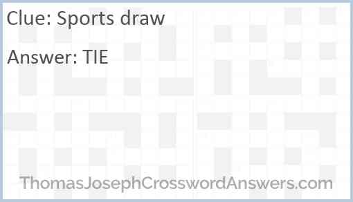 Sports draw Answer