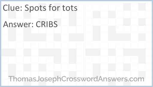 Spots for tots Answer