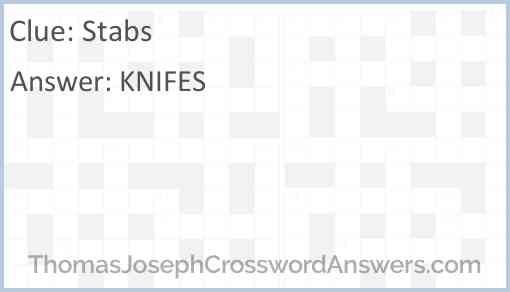 Stabs Answer