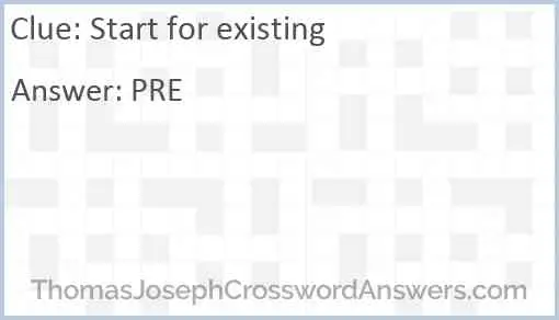 Start for existing Answer