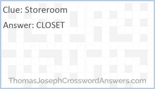 Storeroom Answer
