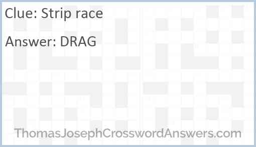 Strip race Answer