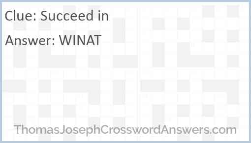 Succeed in Answer