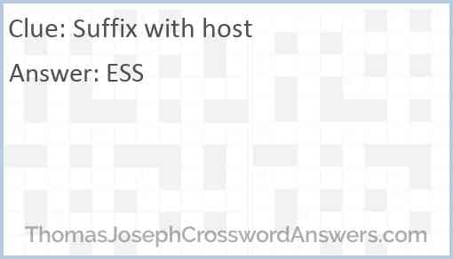 Suffix with host Answer