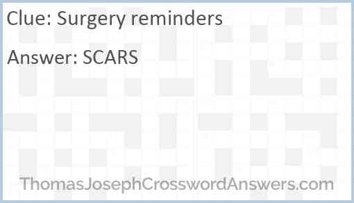 Surgery reminders Answer