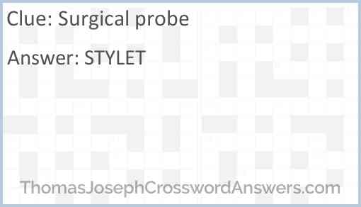 Surgical probe Answer