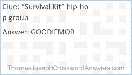 “Survival Kit” hip-hop group Answer