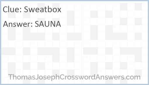 Sweatbox Answer