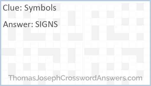 Symbols Answer