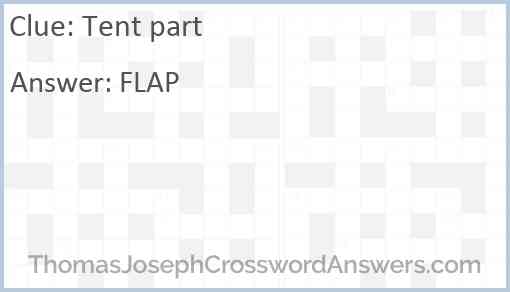 Tent part Answer