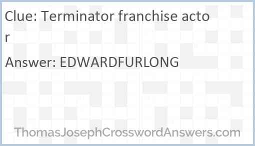 Terminator franchise actor Answer