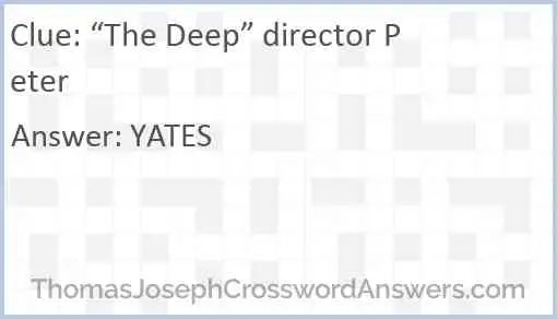 “The Deep” director Peter Answer