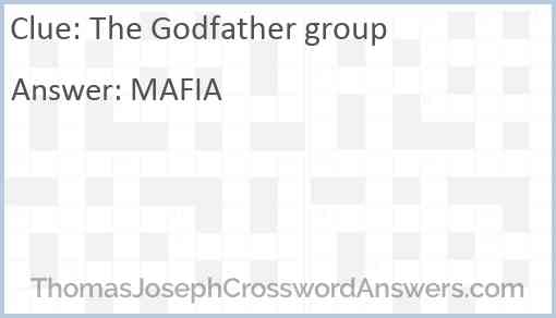 “The Godfather” group Answer