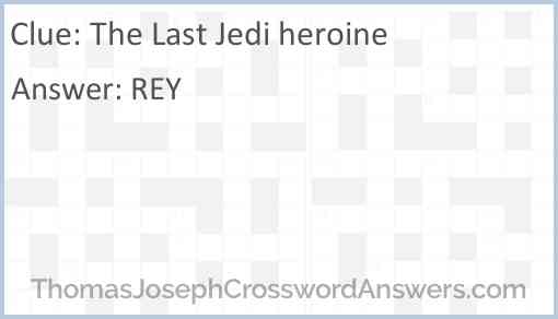 The Last Jedi heroine Answer