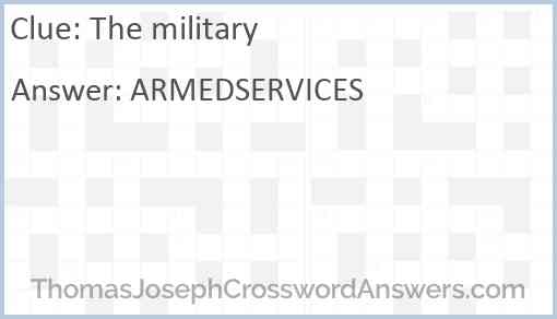 The military Answer