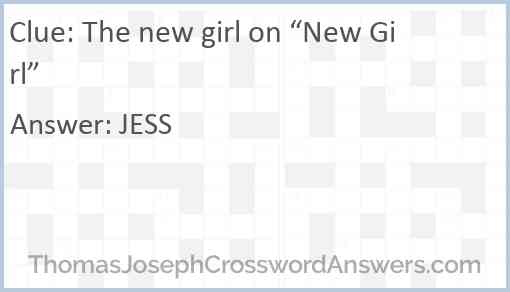 The new girl on “New Girl” Answer