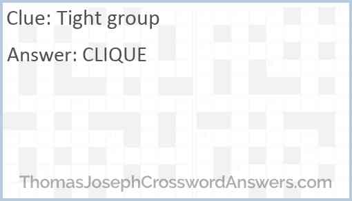 Tight group Answer