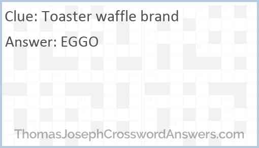 Toaster waffle brand Answer