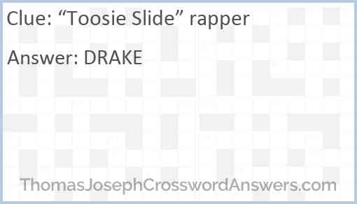 “Toosie Slide” rapper Answer