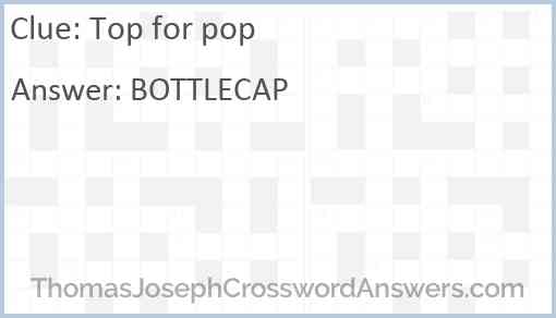 Top for pop Answer