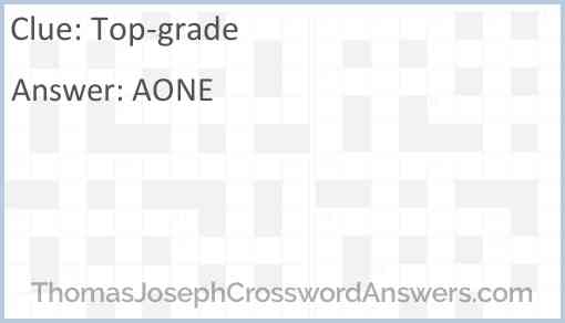 Top grade Answer