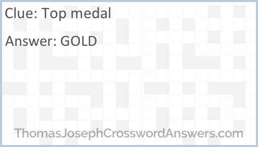Top medal Answer