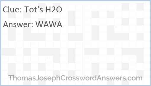 Tot's H2O Answer