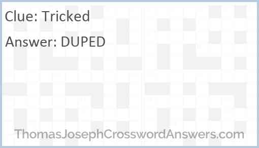 Tricked Answer