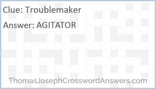 Troublemaker Answer
