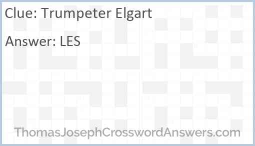 Trumpeter Elgart Answer
