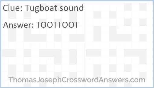 Tugboat sound Answer