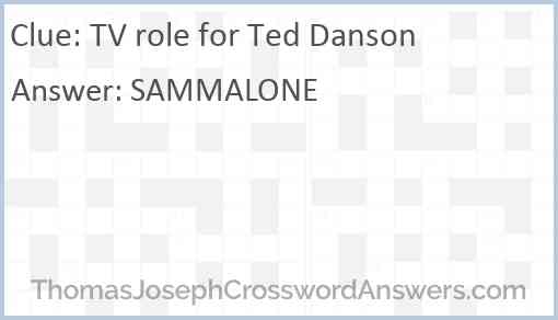 TV role for Ted Danson Answer