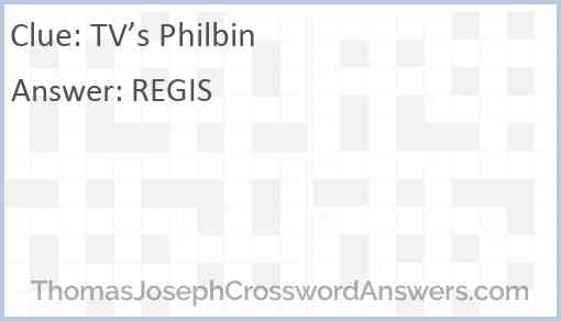 TV’s Philbin Answer