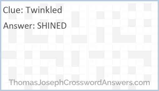 Twinkled Answer