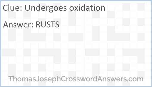 Undergoes oxidation Answer