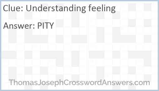 Understanding feeling Answer